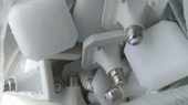 Assorted LED bulbs and light fixture bases used in Fort Myers electrical installations